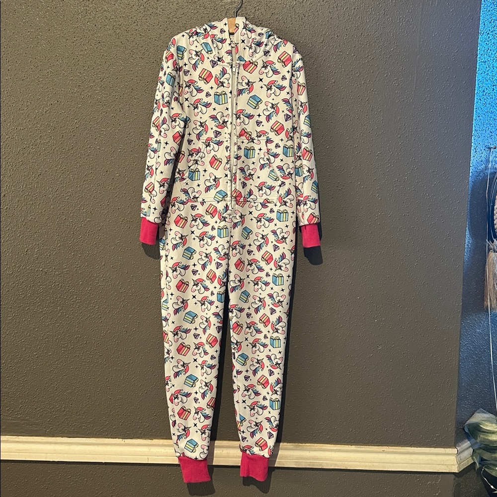 LOLA + THE BOYS UNICORN CHRISTMAS ONESIE - Picture 6 of 12